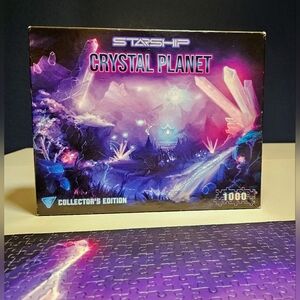 Puzzle 1,000pc Starship,Crystal Planet Collectors edition. EUC